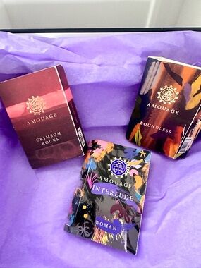 Amouage Bundle set of three - interlude- crimson - boundless